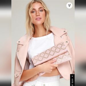 Lulus Crowd Pleaser Studded Clutch Purse